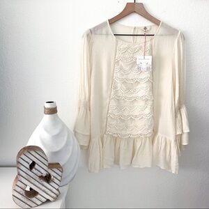 NWT Entro Ritual Boutique Blouse Size Medium